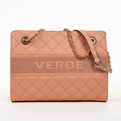 Verde Γυναικεία Τσάντα Ώμου 16-6820 Πορτοκαλί